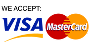 Charge Card Symbols: VISA & MasterCard